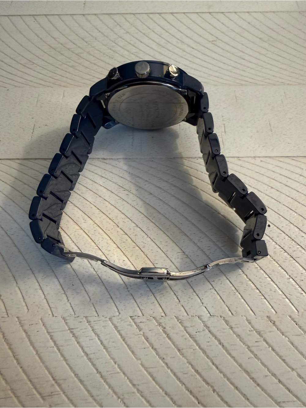 MVMT Men's Blue Ceramic Chronograph Watch with Silver Accents - Picture 6 of 7